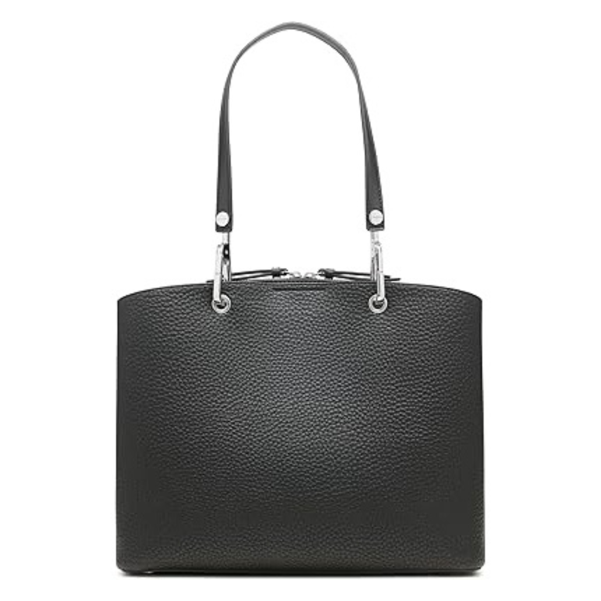 Calvin Klein Garnet Monogram Triple Compartment Tote Bag - BLK - Black