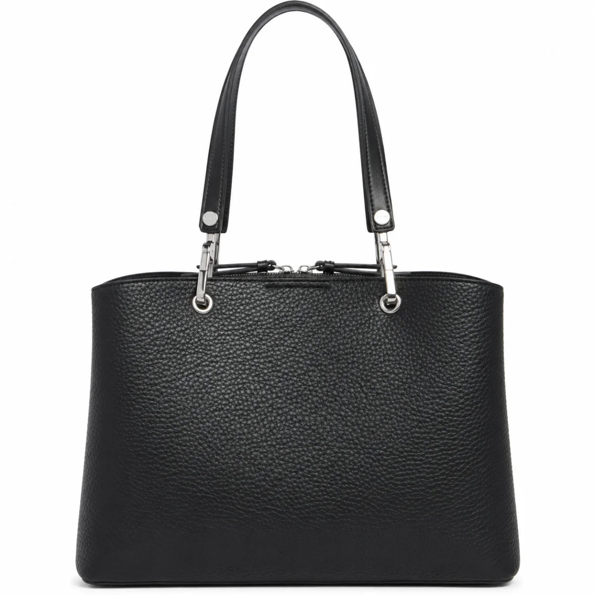 Calvin Klein Garnet Top Handle Tote Bag - BLK TB94 - Black