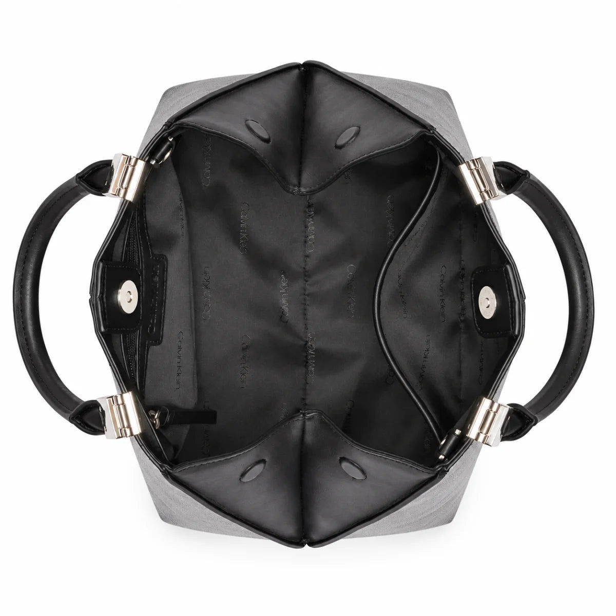 Calvin Klein Granite Convertible Satchel Bag Women - BLK - Black