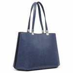 Calvin Klein Granite Geometric Tote Bag Women - NVY - Navy