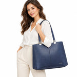 Calvin Klein Granite Geometric Tote Bag Women - NVY - Navy