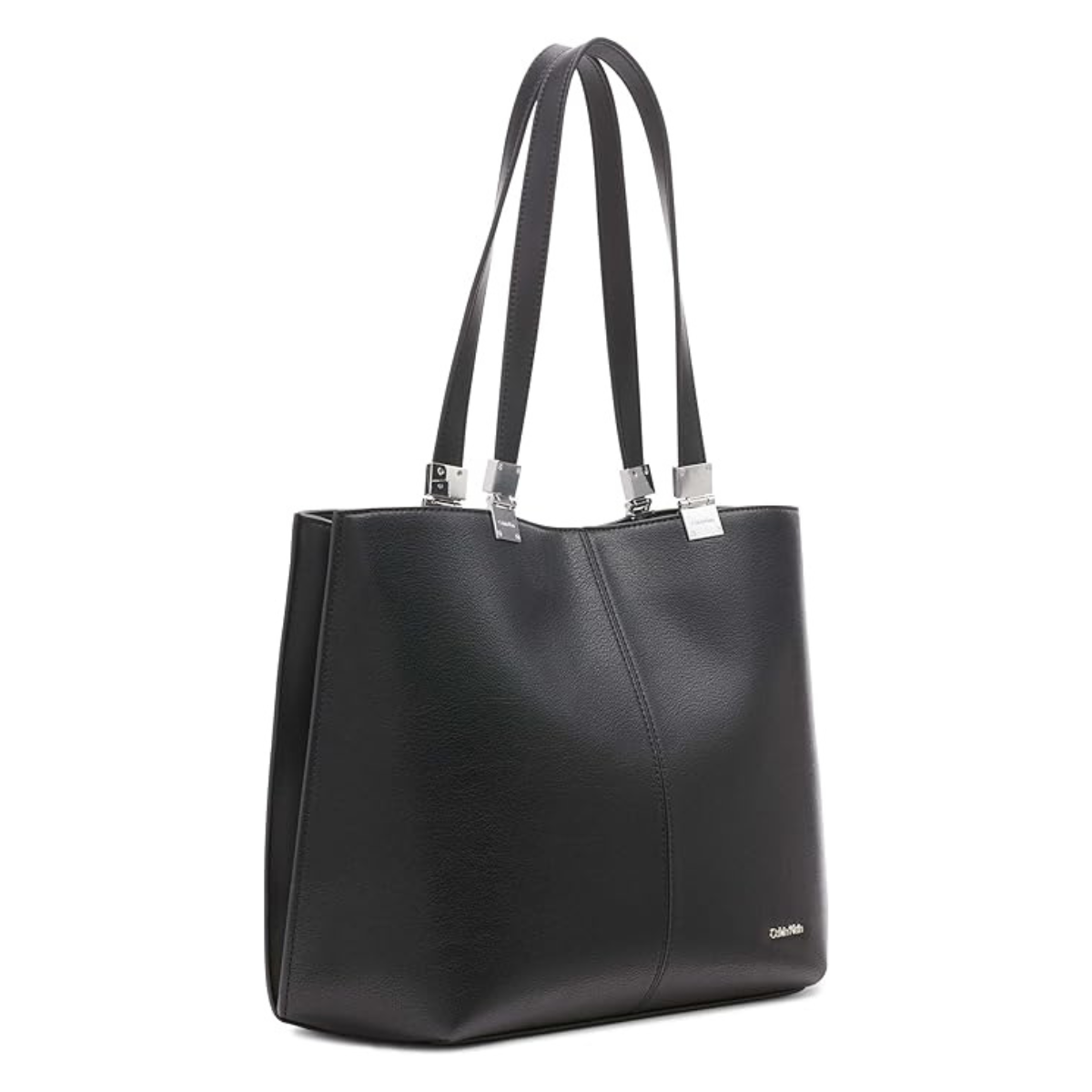 Calvin Klein Granite Geometric Tote Shoulder Bag Women - BLK - Black