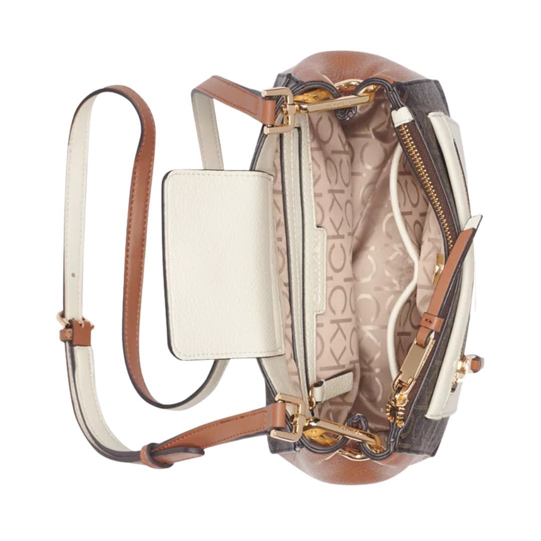 Calvin Klein Hadley Signature Colorblocked Adjustable Crossbody