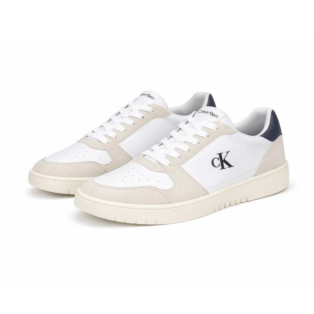 Calvin Klein Hania Low Top Sneaker Women - WHTBLK/BEG - White/Black/Beige / 35.5