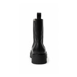 Calvin Klein Heel Leather Boots Women - BLK