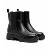 Calvin Klein Heel Leather Boots Women - BLK