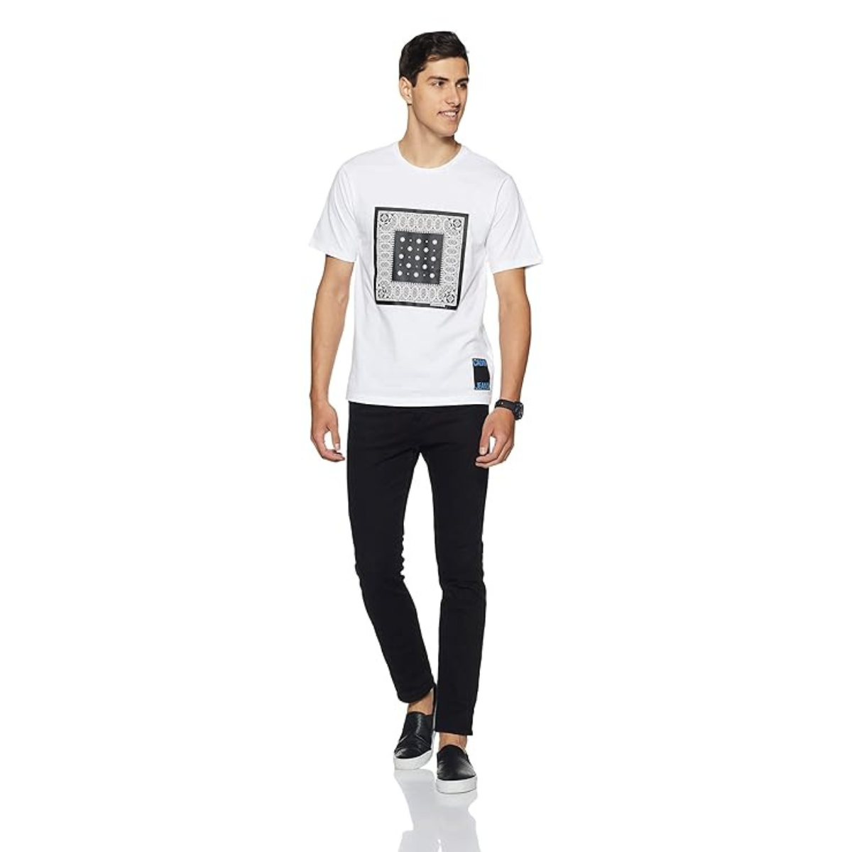 Calvin Klein J30J309593 Printed Regular Fit T-Shirt