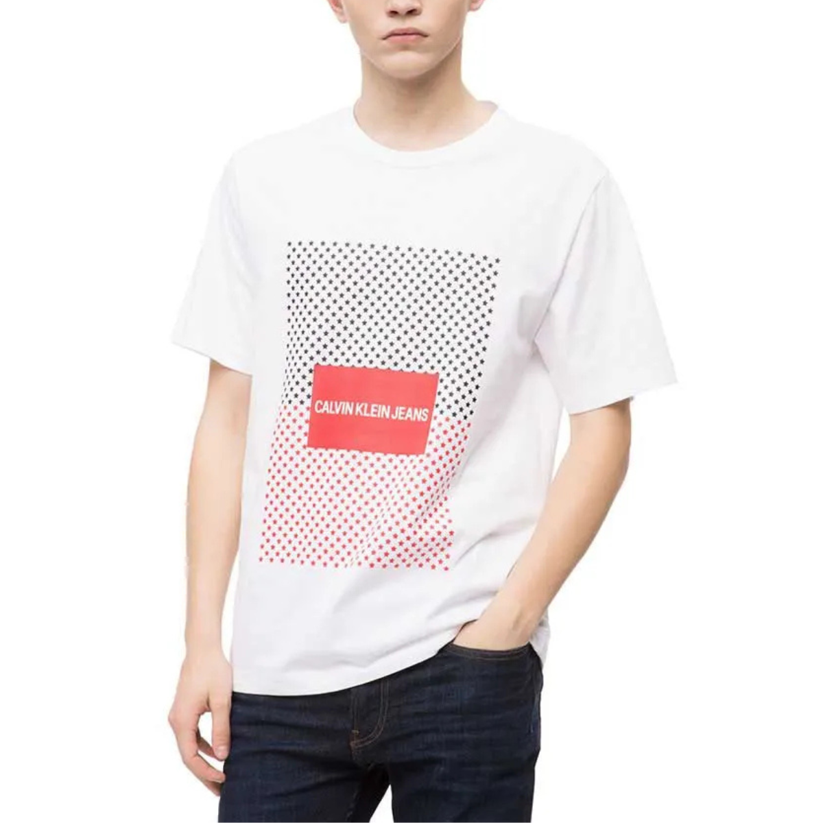 Calvin Klein J30J309594 Short Sleeve T-Shirt - WHT
