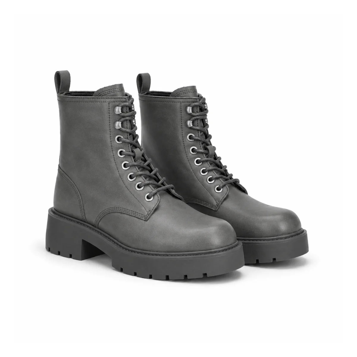 Calvin Klein Jeans Ankle CHUNKY LACE UP Boots Women - DRKGRY - Dark-Gary / 36
