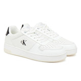 Calvin Klein Jeans Basket Cupsole Low Mg Sneakers YW0YW01765-WHTBLK