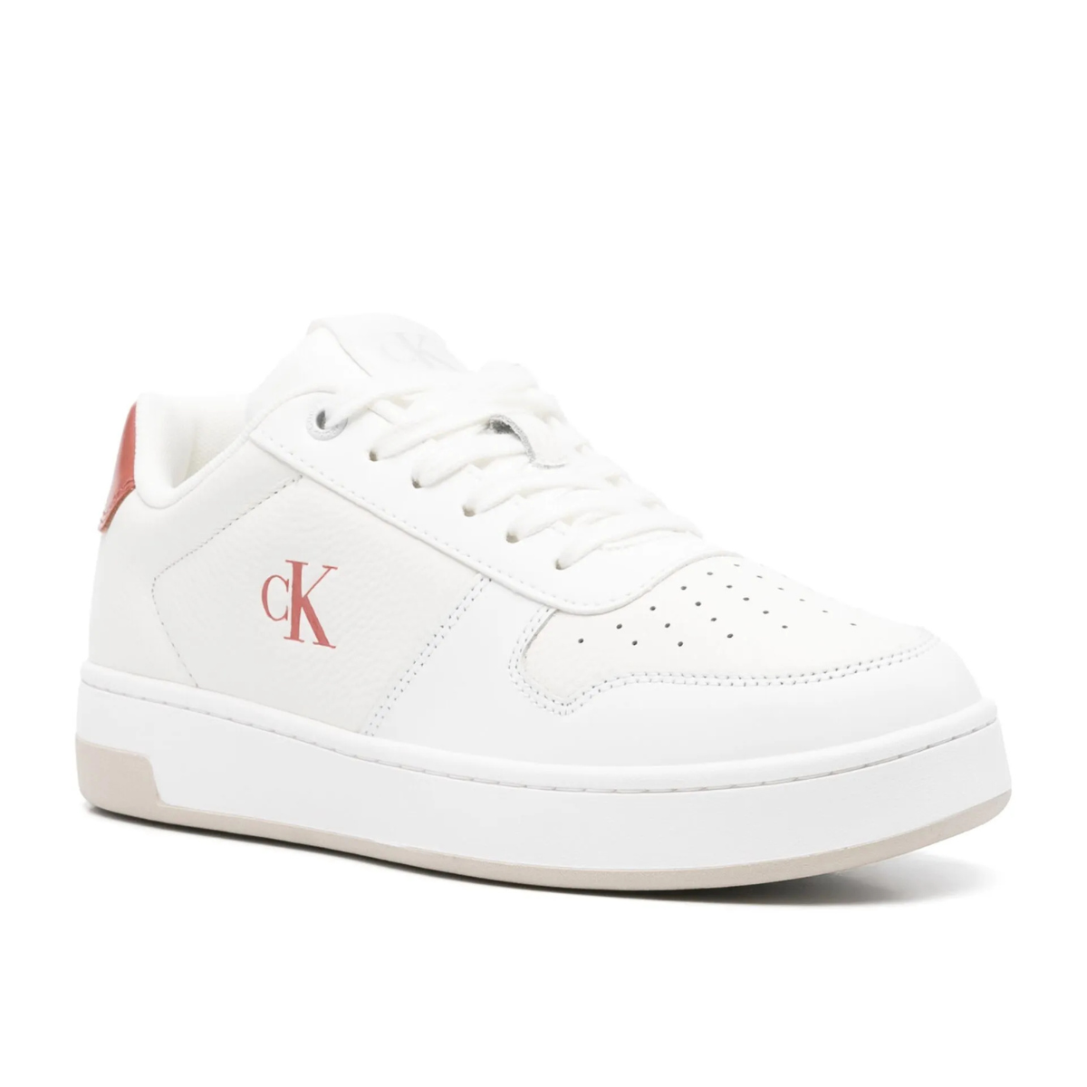 Calvin Klein Jeans Basket Cupsole Low Mg Sneakers YW0YW01765 - WHTORG