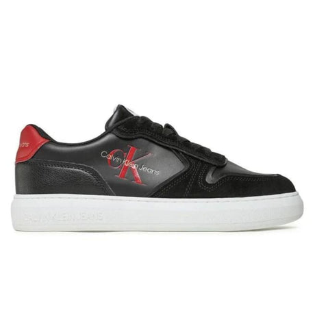 Calvin Klein Jeans Casual Cupsole Fluo Contrast Trainer YM0YM00605 - BLKRED - 42 / Black/ Red Shoes