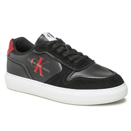 Calvin Klein Jeans Casual Cupsole Fluo Contrast Trainer YM0YM00605 - BLKRED - Shoes