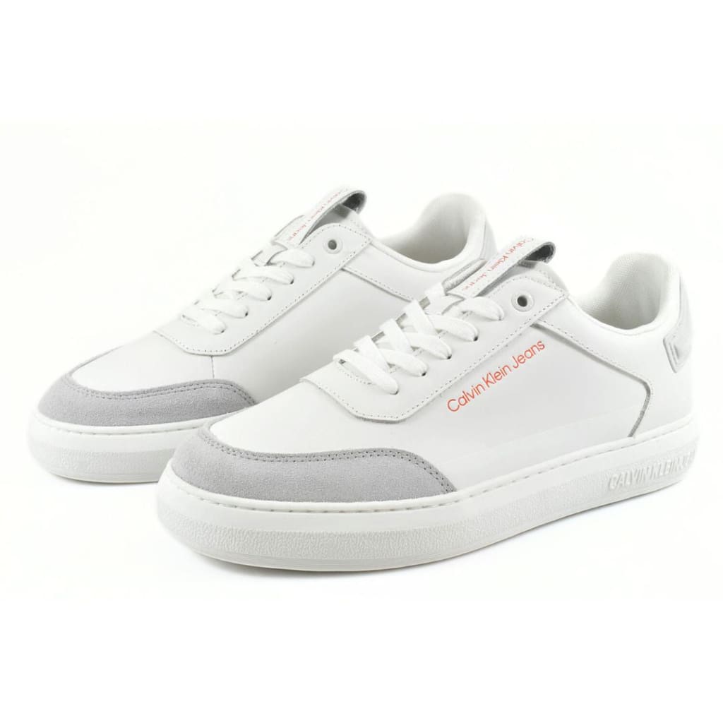 Calvin Klein Jeans Casual Cupsole High - Low Freq Trainer YM0YM00670 - WHT - 41 / White Shoes