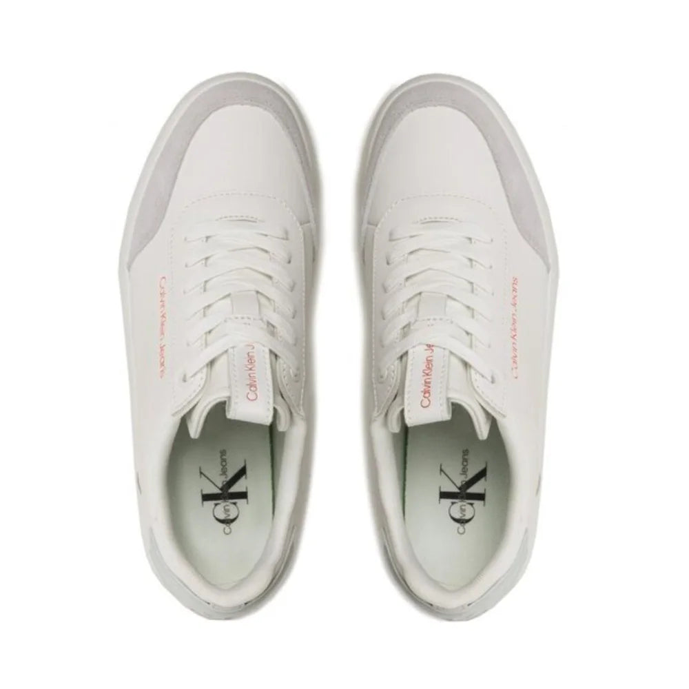 Calvin Klein Jeans Casual Cupsole High - Low Freq Trainer YM0YM00670 - WHT - Shoes