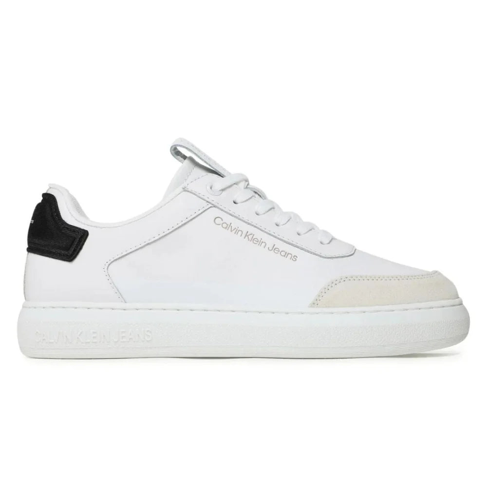 Calvin Klein Jeans Casual Cupsole High - Low Freq Trainer YM0YM00670 - WHTBLK - 41 / White/ Black - Shoes