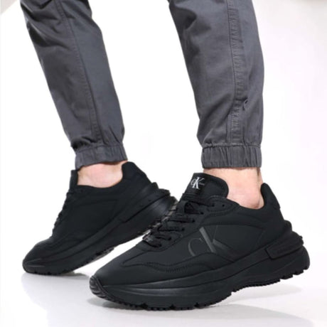 Calvin Klein Jeans Chunky Runner Low Lace In Trainer YM0YM00774 - BLKBLK - Shoes