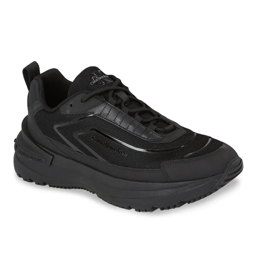 Calvin Klein Jeans Chunky Runner Low Lace Sneakers Refl YM0YM00777-BLKBLK
