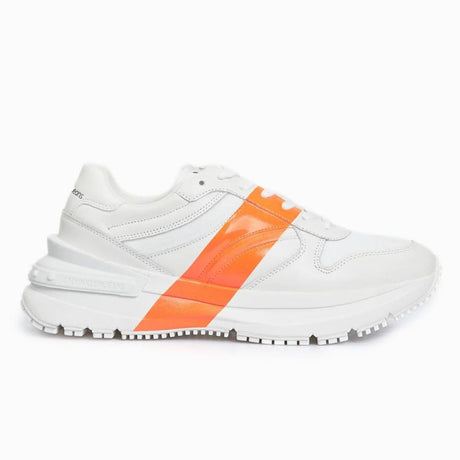 Calvin Klein Jeans Chunky Runner Low Laceup Refl Sneakers Men YM0YM00704 - WHT - Shoes