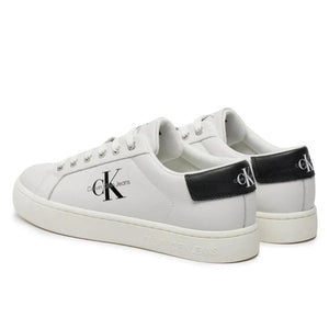 Calvin Klein Jeans Classic Cuplow Lace Up LTH ML YM0YM00491-WHTBLK