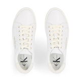 Calvin Klein Jeans Classic Cupsole Laceup Lth Wn Sneakers YW0YW01269-WHT