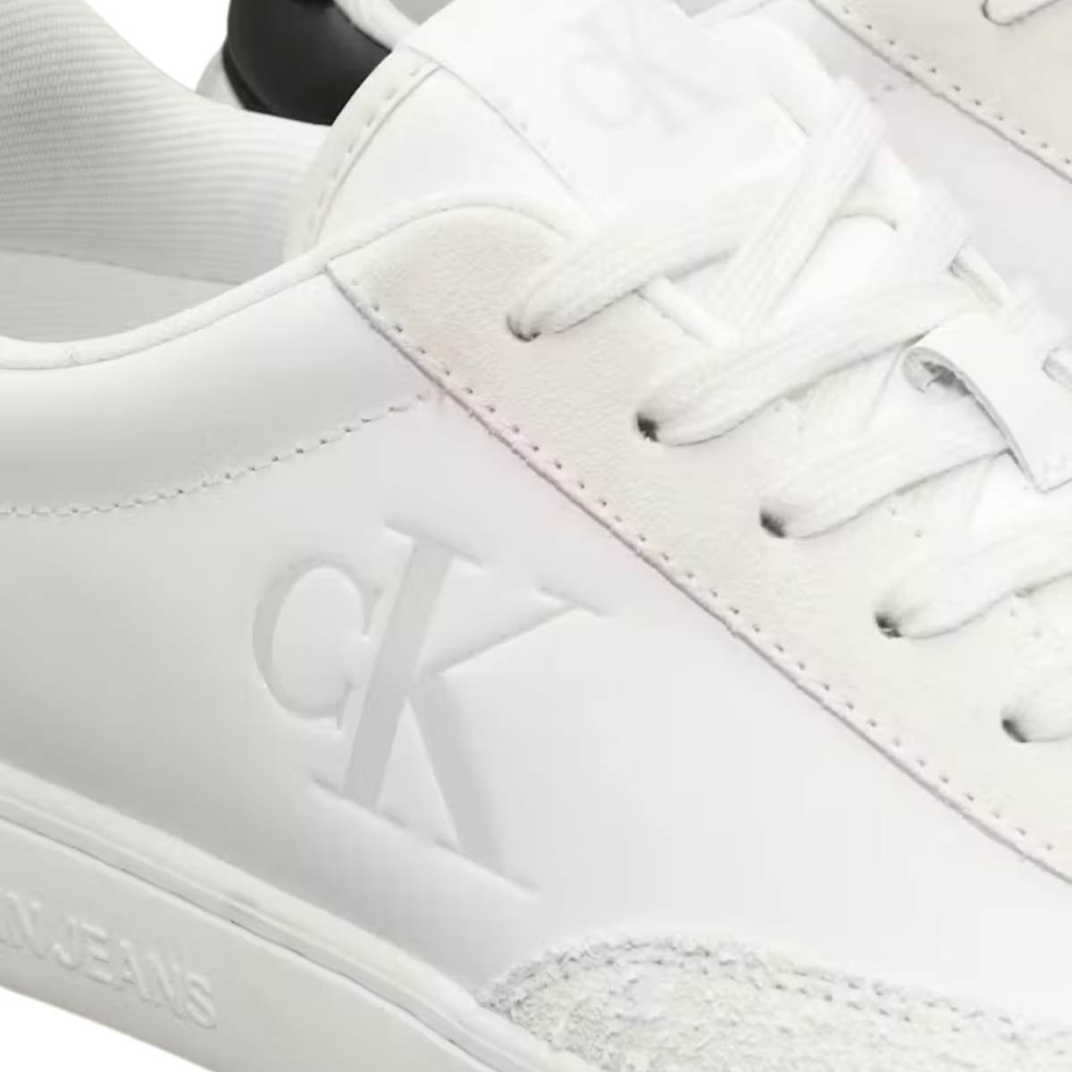 Calvin Klein Jeans Classic Cupsole Low Mg Mix Sneakers YW0YW01611-WHT