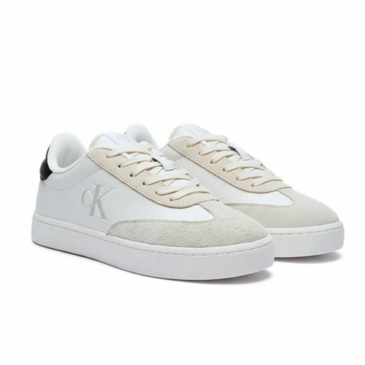 Calvin Klein Jeans Classic Cupsole Low Mg Mix Sneakers YW0YW01611-WHT