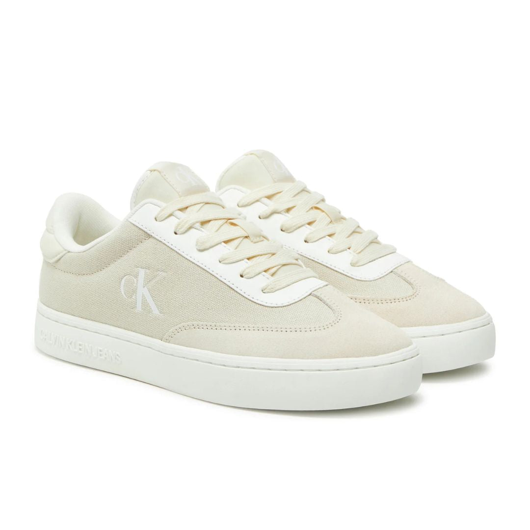Calvin Klein Jeans Classic Cupsole Low Mix Mg Wn Sneakers Women YW0YW01636 - CRM - Cream / 40