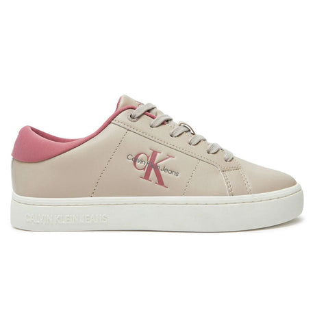 Calvin Klein Jeans Classic Cupsole Lowlaceup Lth Wn Sneakers YW0YW01444-BEG - Beige / 40 / M