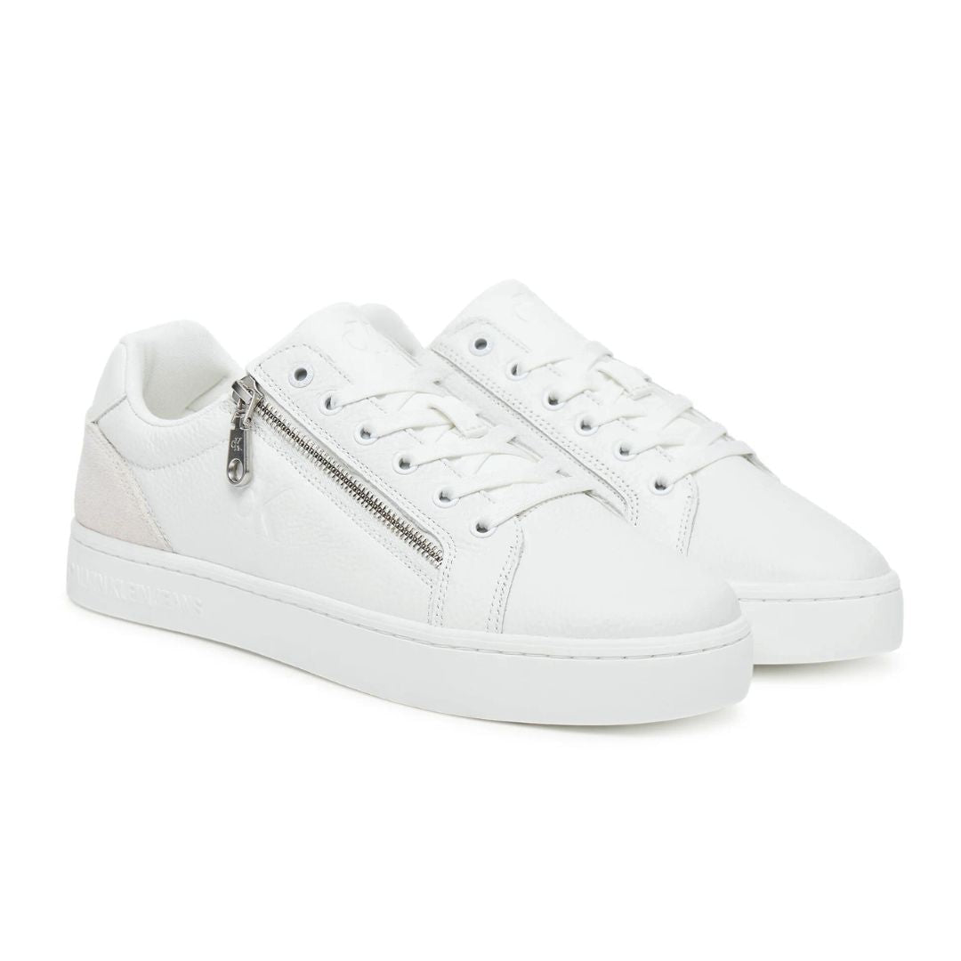 Calvin Klein Jeans Classic Cupsole Zip Low In Men YM0YM01318 - WHT