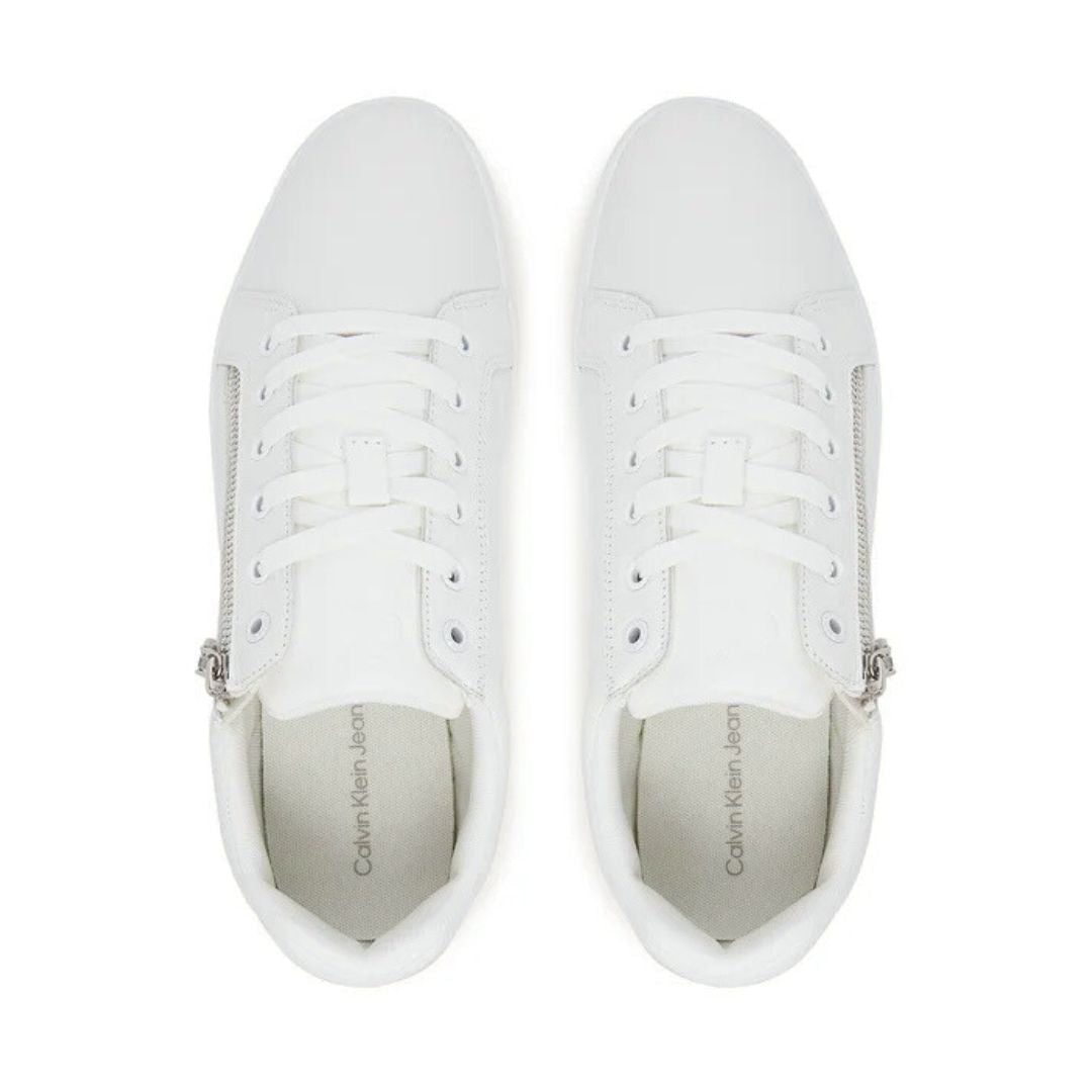 Calvin Klein Jeans Classic Cupsole Zip Low In Men YM0YM01318 - WHT
