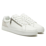 Calvin Klein Jeans Classic Cupsole Zip Low Sneakers YM0YM01254-WHT