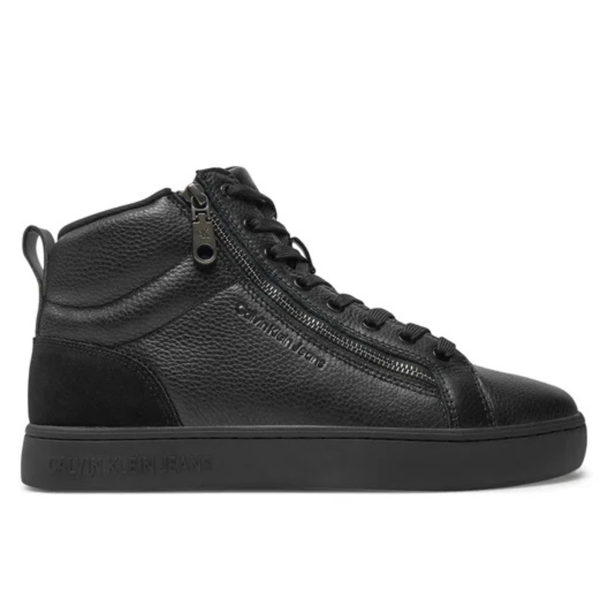 Calvin Klein Jeans Classic Cupsole Zip MID MG IN YM0YM01156- BLK