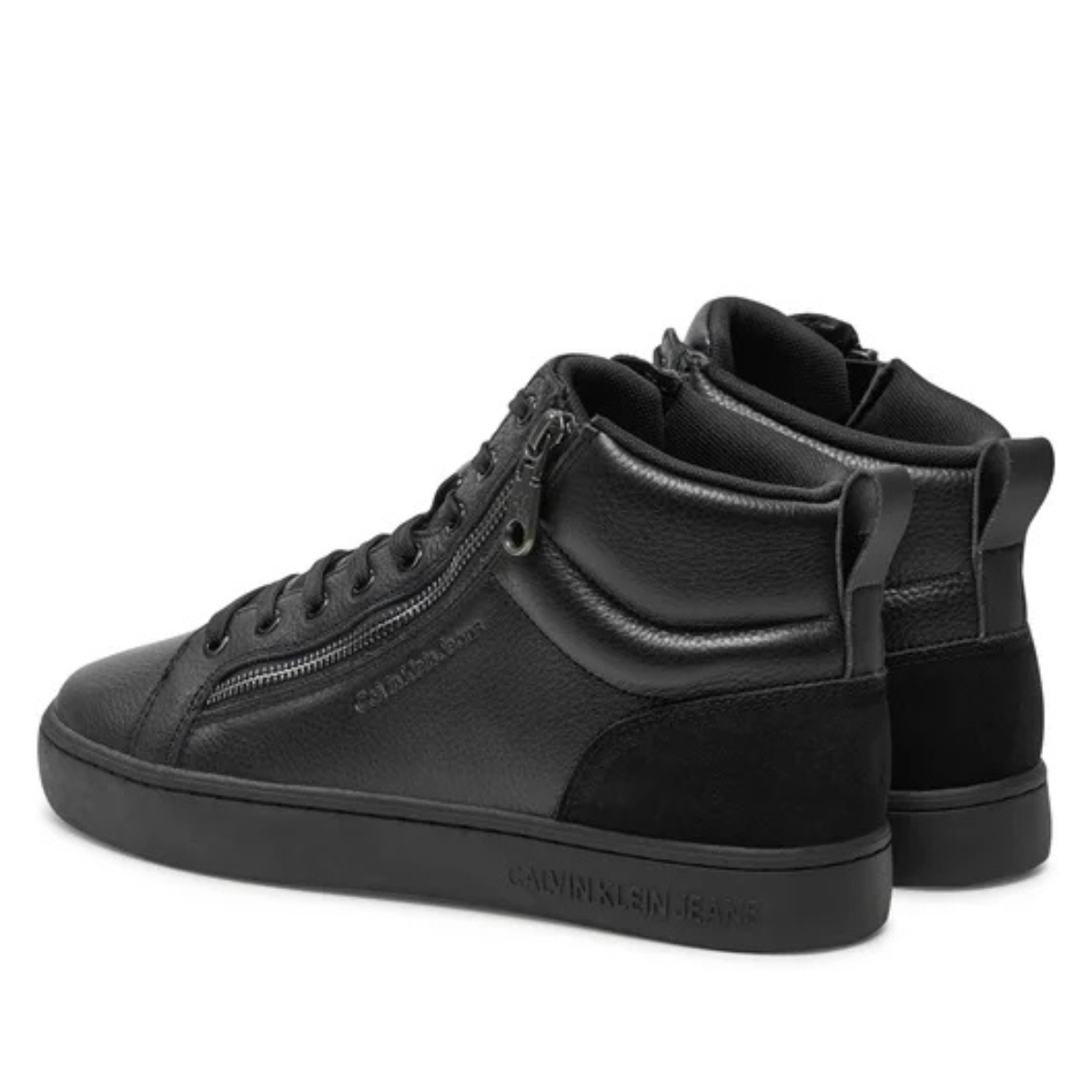 Calvin Klein Jeans Classic Cupsole Zip MID MG IN YM0YM01156- BLK