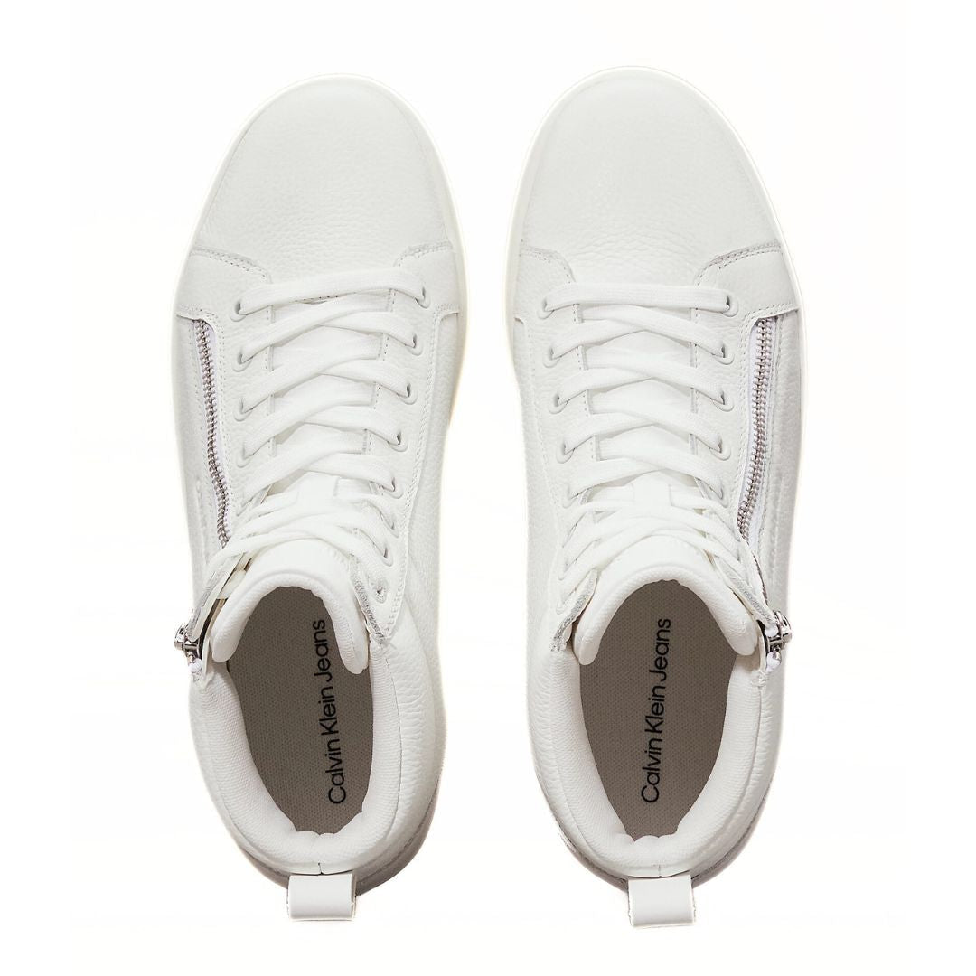 Calvin Klein Jeans Classic Cupsole Zip MID MG IN YM0YM01156-WHT