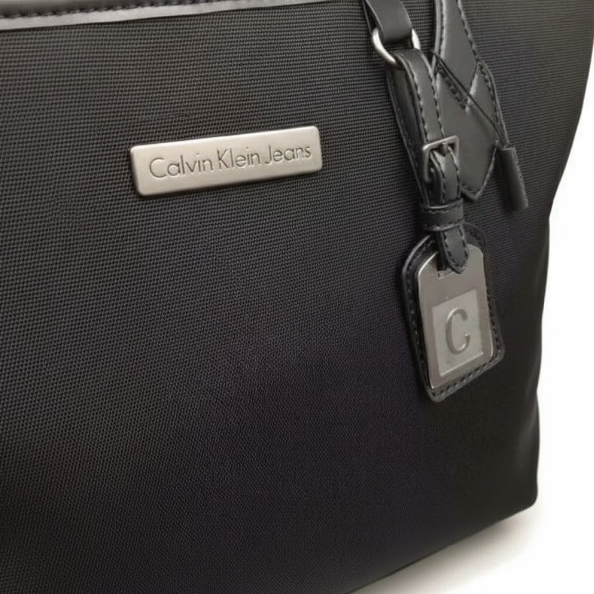 Calvin Klein Jeans Classy Nylon Canvas Shoulder bag Women - BLK - Black