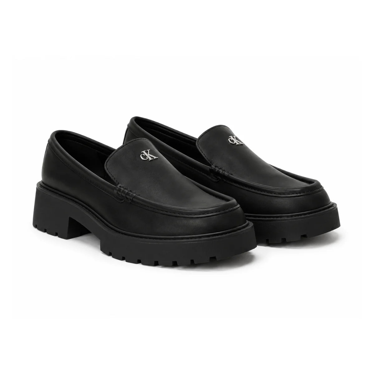 Calvin Klein Jeans COMBAT - Moccasins loafer - BLK - Black / 37