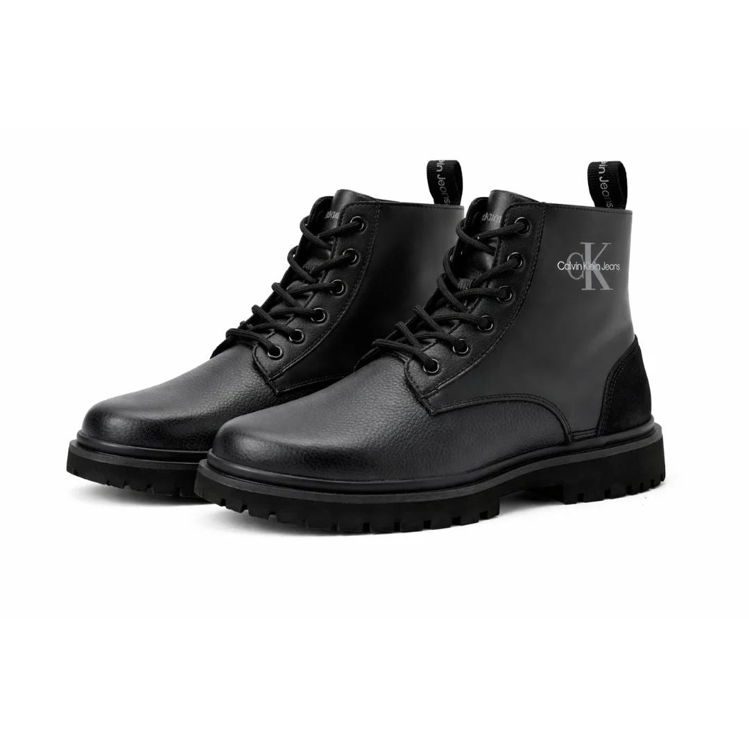 Calvin Klein Jeans Eva Boot Mid Lace Up Mtr - BLK - Black / 37