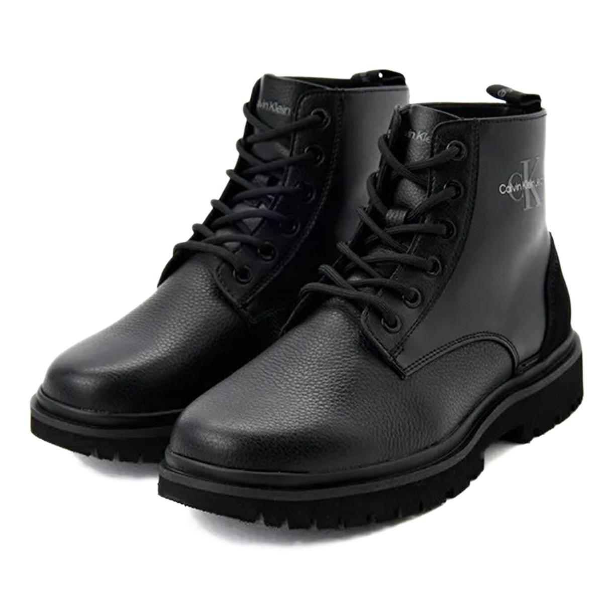 Calvin Klein Jeans Eva Boot Mid Lace Up Mtr - BLK