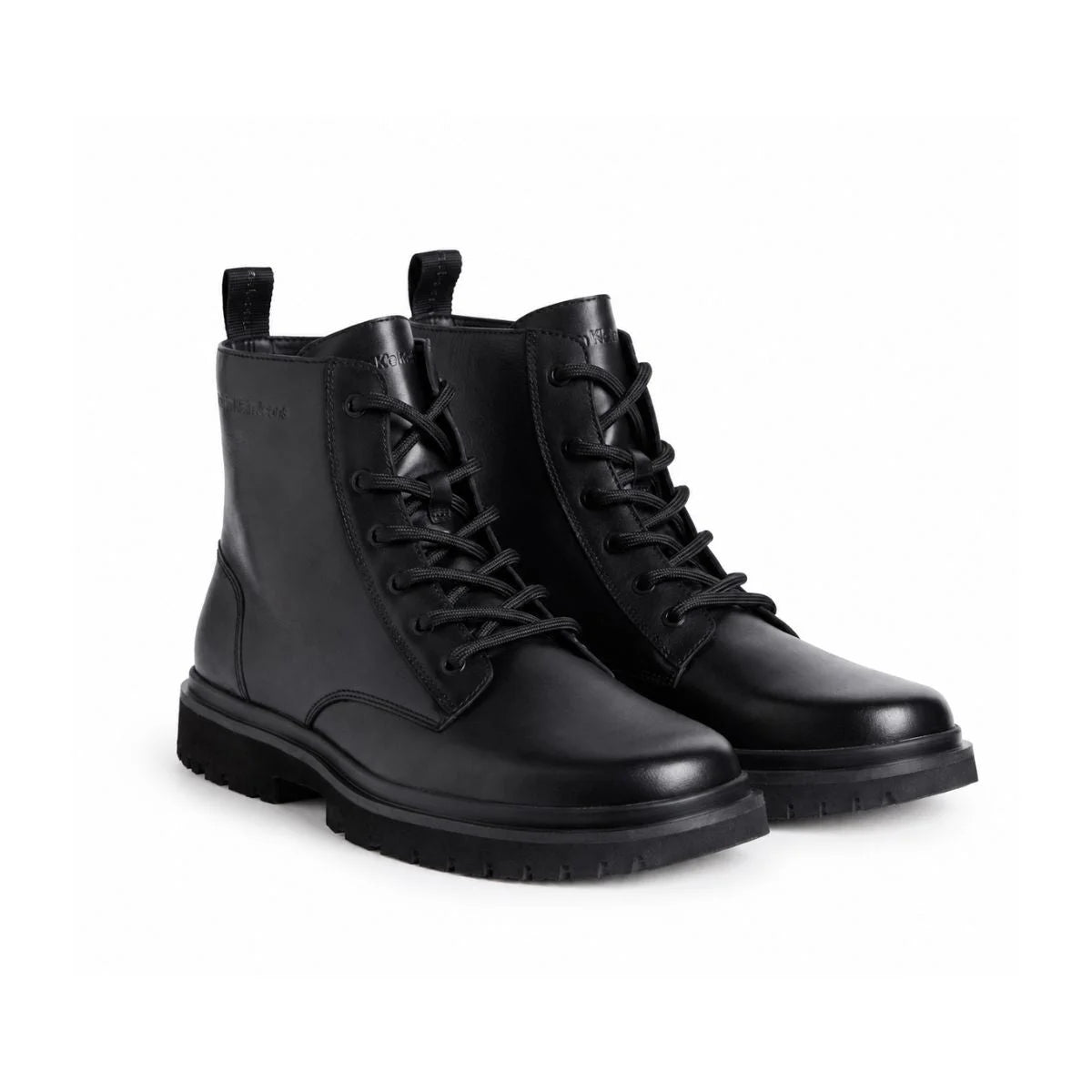 Calvin Klein Jeans Eva Boot Mid Lace Up Women - BLK - Black / 37