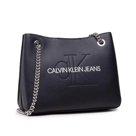 Calvin Klein Jeans Handbag Shoulder Bag K60K607831-BLKWHT - Black