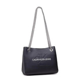 Calvin Klein Jeans Handbag Shoulder Bag K60K607831-BLKWHT - Black