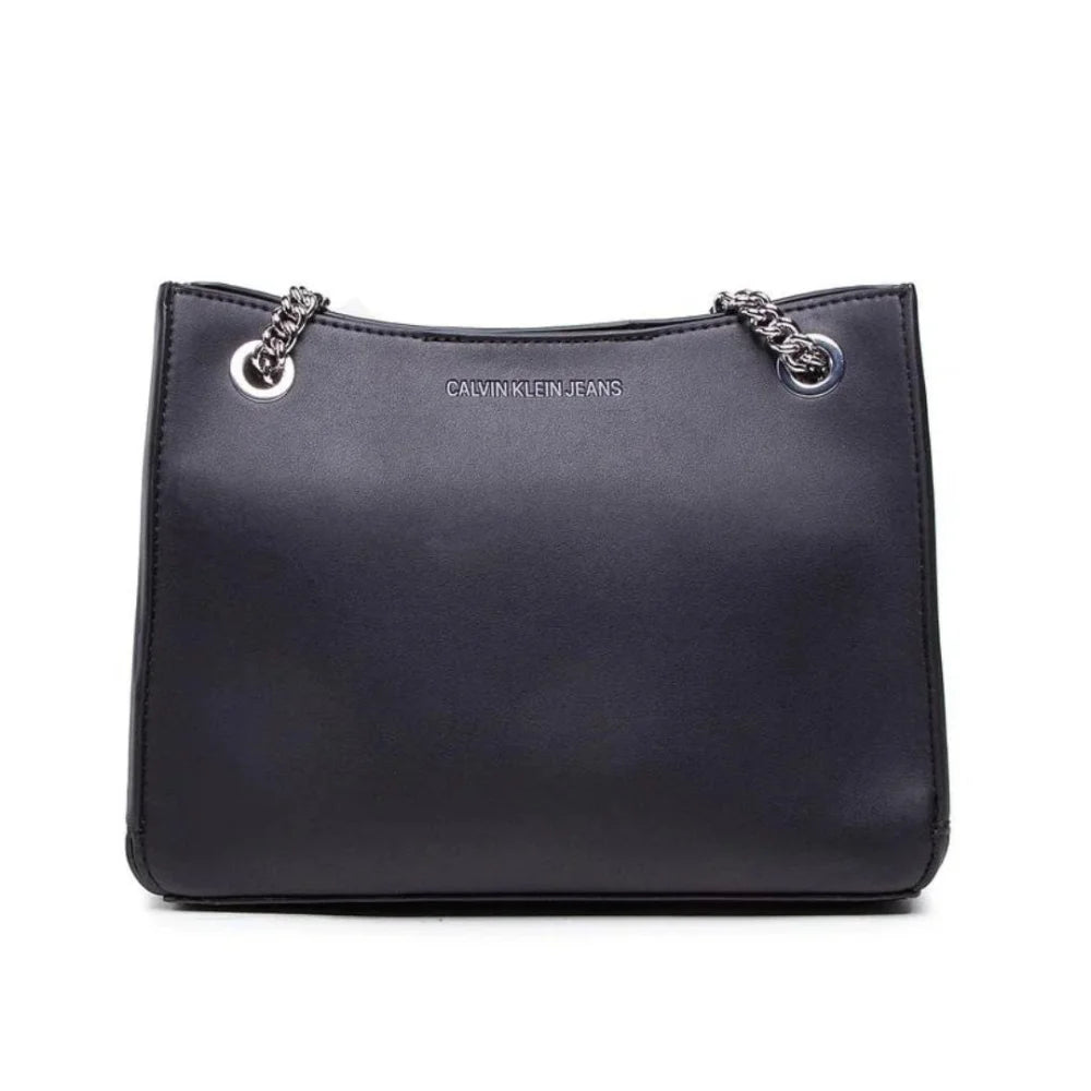 Calvin Klein Jeans Handbag Shoulder Bag K60K607831-BLKWHT - Black