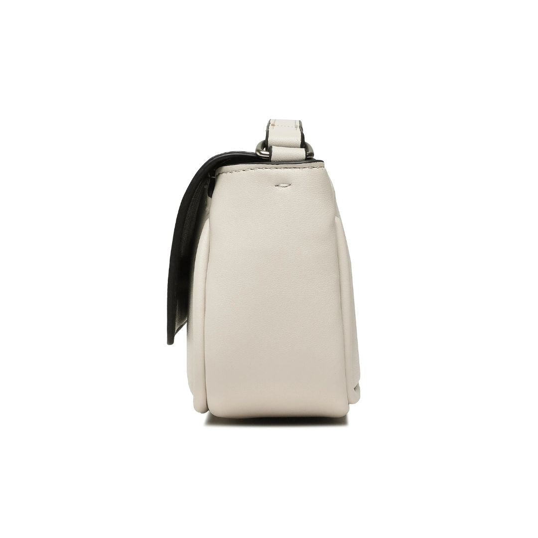 Calvin Klein Jeans Handbag Sleek Flap Conv Sb20 Aop K60K610062-CRM - Cream