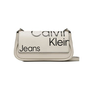 Calvin Klein Jeans Handbag Sleek Flap Conv Sb20 Aop K60K610062-CRM - Cream