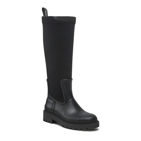 Calvin Klein Jeans High Rainboot Neoprene Rain Boots YW0YW00838-BLK