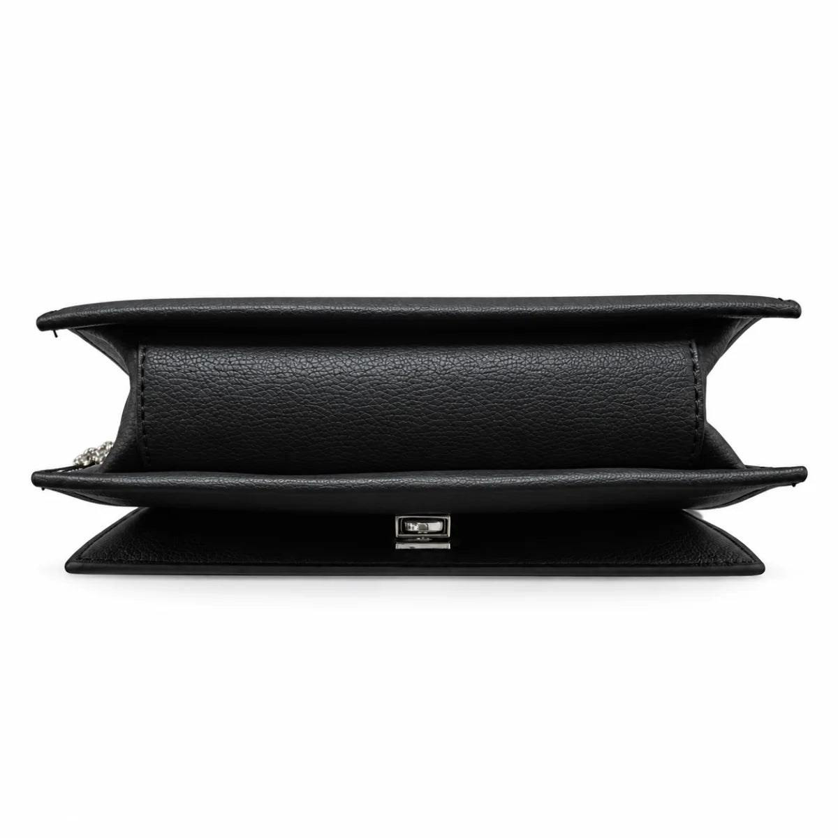 Calvin Klein Jeans Logo Hardware Flap Crossbody Bag Women - BLK - Black 1