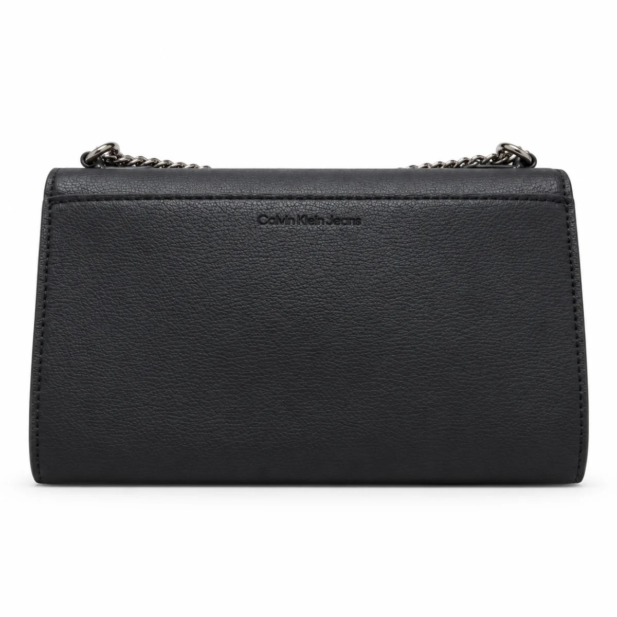 Calvin Klein Jeans Logo Hardware Flap Crossbody Bag Women - BLK - Black 1