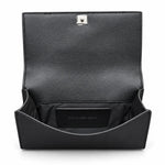 Calvin Klein Jeans Logo Hardware Flap Crossbody Bag Women - BLK - Black 1