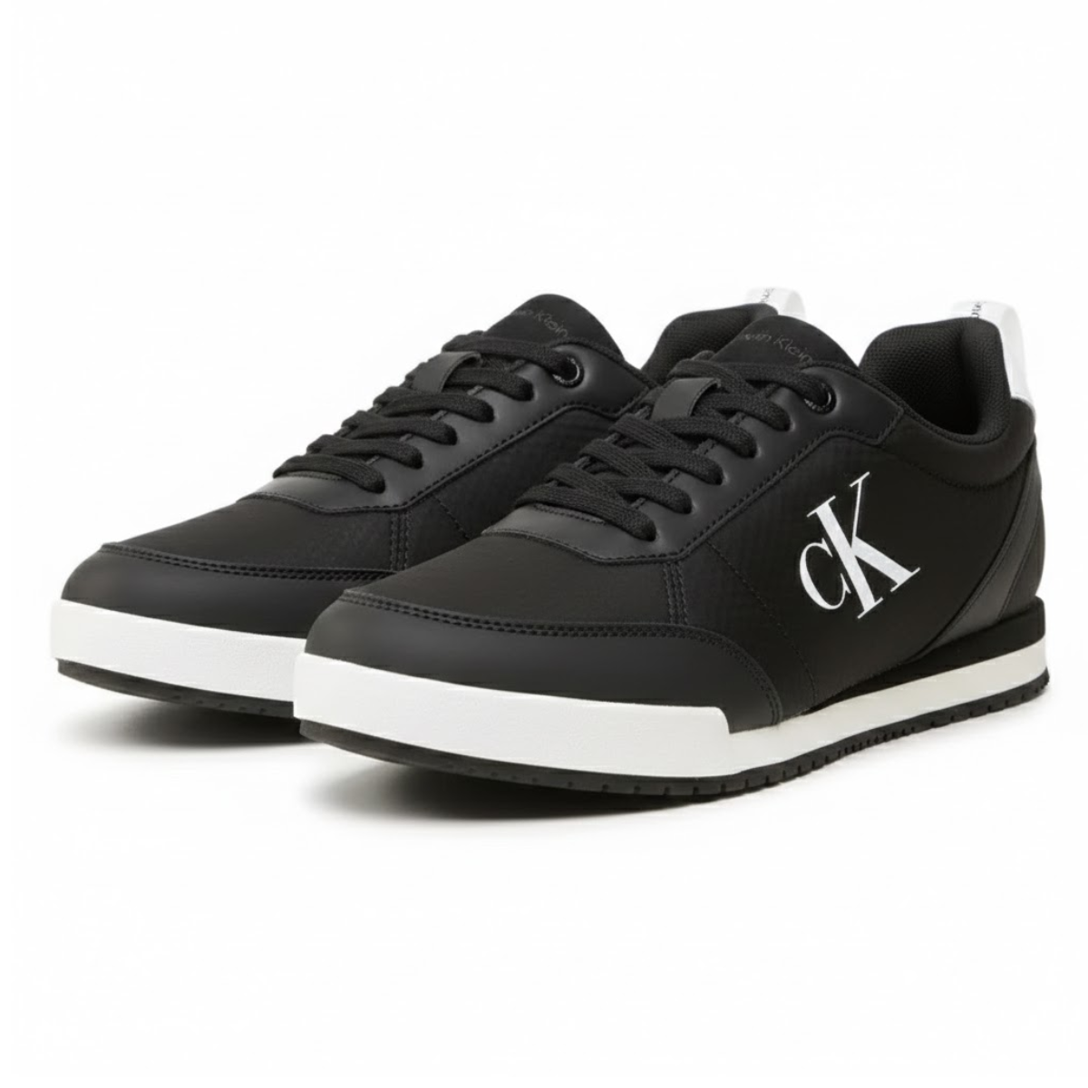 Calvin Klein Jeans Low Profile Oversized Mesh Trainer YM0YM00623-BLK - Black-White / 42